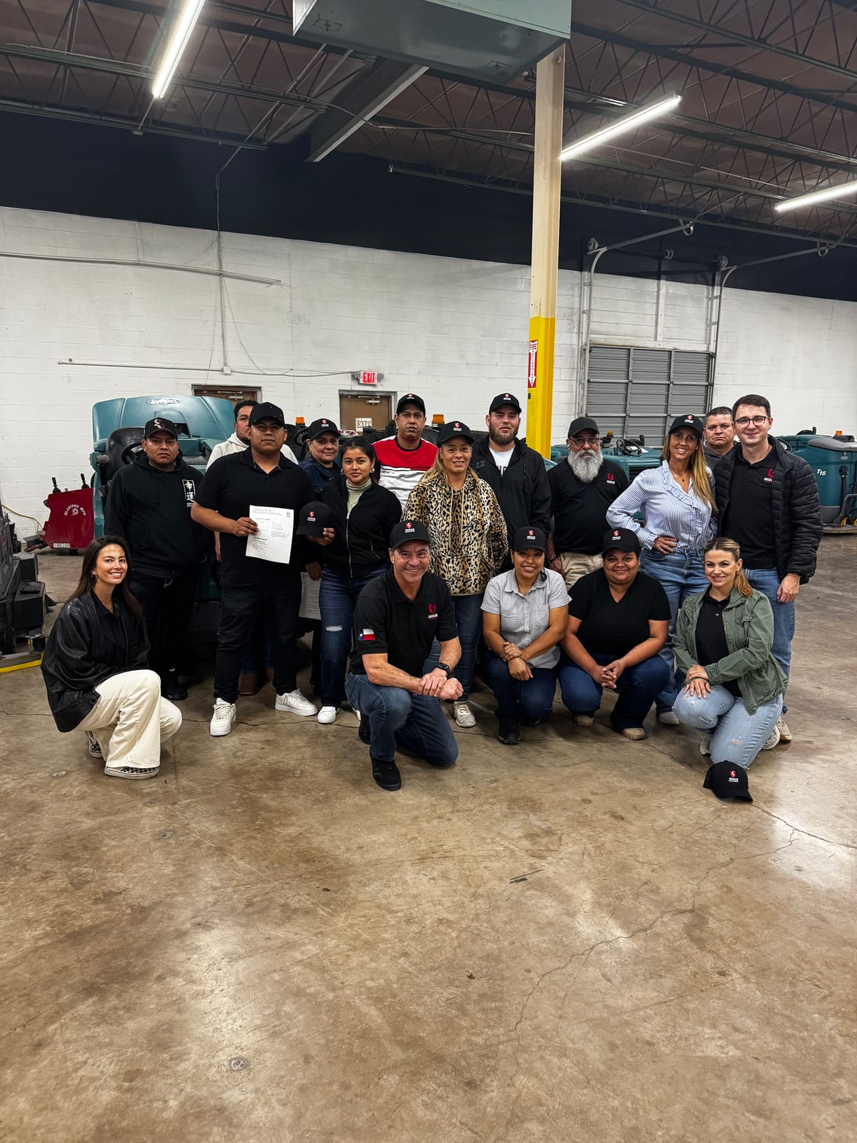 Segur Cleaning crew on a Texas jobsite